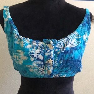 Hawaiian Two Piece Top and Shorts